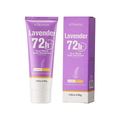 KORMESIC Lavender Scented Whole Body Deodorant Cream 72H Odor Control - 80gm KORMESIC
