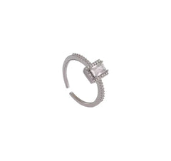 Premium Stainless Steel Zircon Ring – Each Cosmia