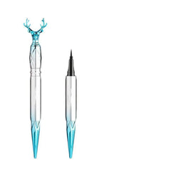 Deer Look Back" Silky Liquid Eyeliner – Precision Tip with Elegant Antler Design Cosmia