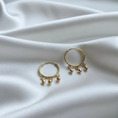 Elegant Gold-Plated Hoop Earrings Beauty with a Modern Touch Cosmia