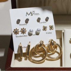 Combo Card Earring Set for Women Cosmia