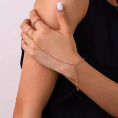 Hand Chain Stainless Steel Bracelet Cosmia