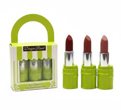 Dragon Ranee Bamboo Bloom Matte Lipstick Set - 3Pcs Dragon Ranee