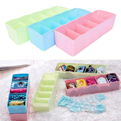 5 Grids Socks Storage Organizer - Each Cosmia.pk