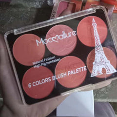 Mocallure Blush Palette - 6 Colors Mocallure
