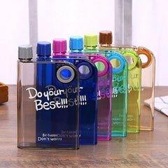 Notebook Style Portable Water Bottle - 350ML Cosmia.pk