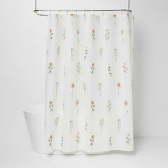12 Hooks Shower Curtain – Waterproof Bathroom Curtain (180×180cm) Cosmia.pk
