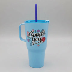Plastic Printed Dip and Drink Straw Tumblers Cosmia.pk