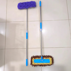 Telescopic Big Size Microfiber Flat Mop with Large Steel Rod Cosmia.pk