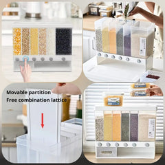 10kg 6 partition Cereal Dispenser Cosmia.pk