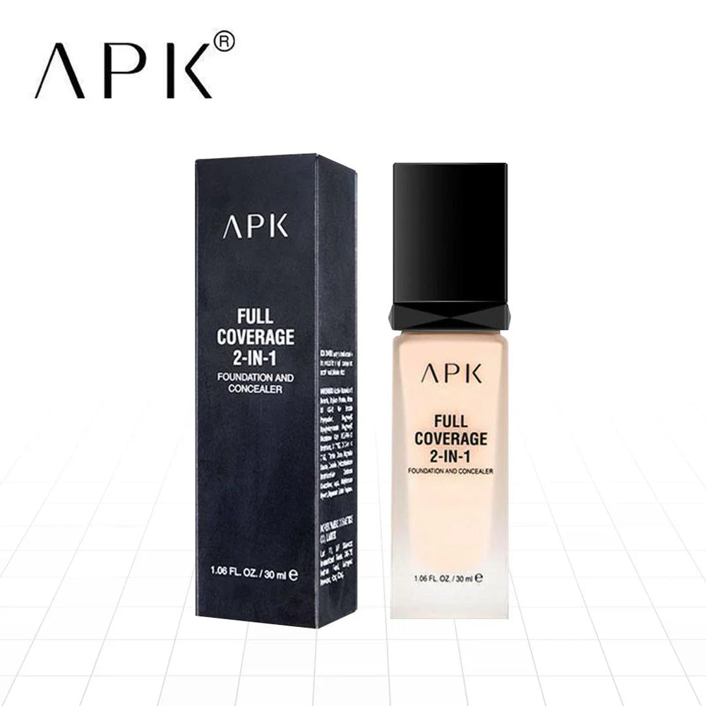 APK Full Coverage 2-in-1 Foundation & Concealer – 30ml APK