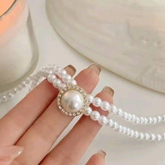 Pearl Necklace & Earrings Set – Each Cosmia