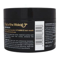 Wokali Vitamin E – Professional Keratin Hair Mask Moisture Intense Care - 500ml Wokali