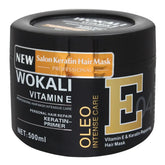 Wokali Vitamin E – Professional Keratin Hair Mask Moisture Intense Care - 500ml Wokali