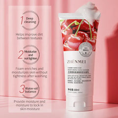 ZHENMEI Cherry Amino Acid Moisturizing Facial Cleanser 168ml ZHENMEI
