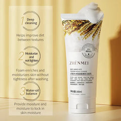 ZHENMEI Rice Amino Acid Tender Facial Cleanser 168ml ZHENMEI