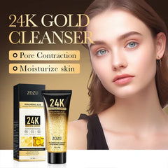 ZOZU 24K Gold Hyaluronic Acid Facial Cleanser 100g Zozu