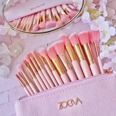 Zoeva Makeup Brushes Set with Bag - 15Pcs Zoeva