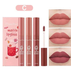 3Pcs Dragon Ranee Long-Lasting Matte Lip Dragon Ranee