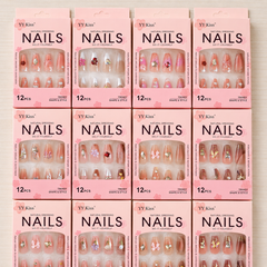 YY Kiss Luxury False Nail – 12Pcs Press On Nails YY Kiss