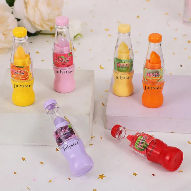 Cute Transparent Coca Cola Clear Lip Primer & Lip Balm Each JulyStar