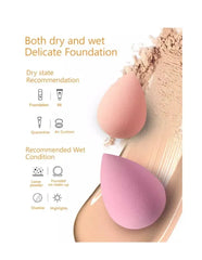 6-in-1 Makeup Foundation Sponges – Soft Cosmetic Puffs Cosmia.pk