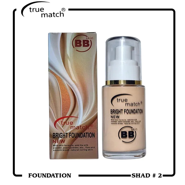 True Match Bright Liquid Foundation Smooth Full Coverage True match