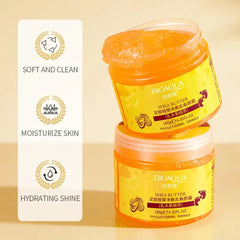 Bioaqua Shea Butter Foot Care Cream Massage Scrub - 180g Bioaqua