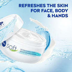 Nivea Soft Refreshingly Soft Moisturizing Cream, Jojoba Oil + Nivea