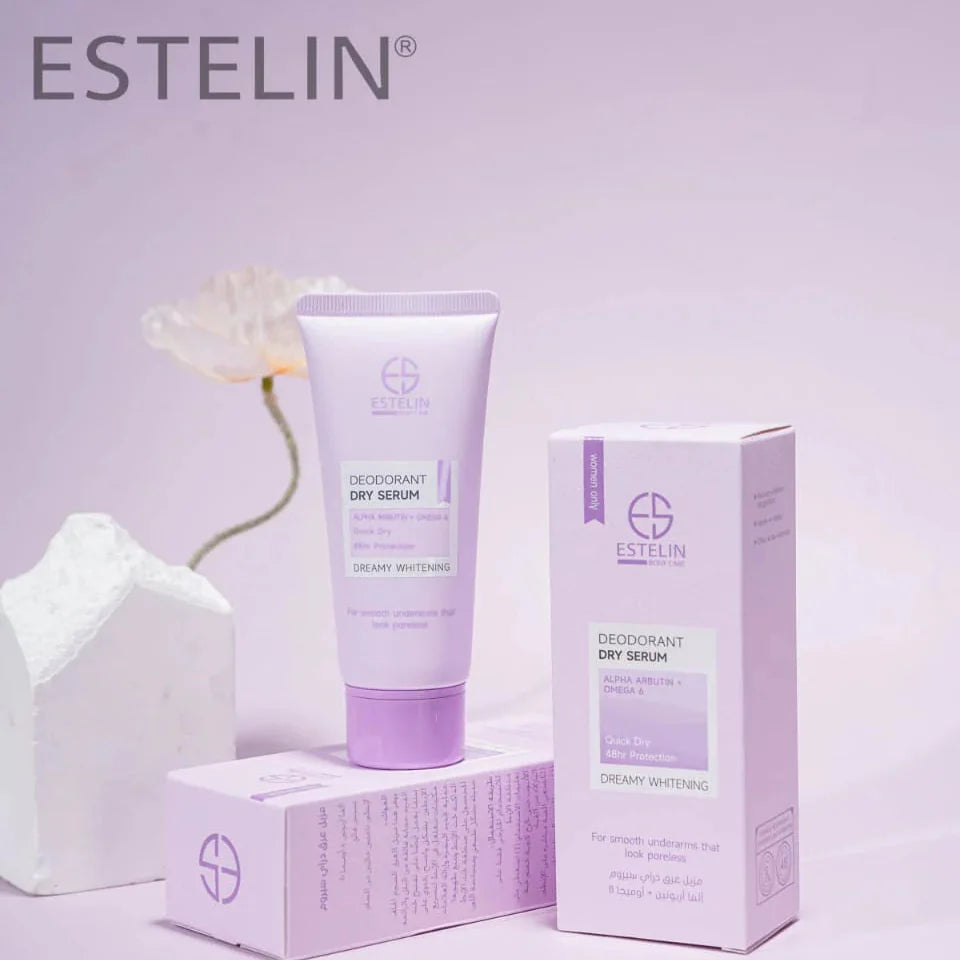 ESTELIN Deodorant Dry Serum Alpha Arbutin + Omega 3 - 60ml Estelin