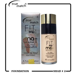 True Match Mousse Oil Free Matte Full Coverage Liquid Foundation True match