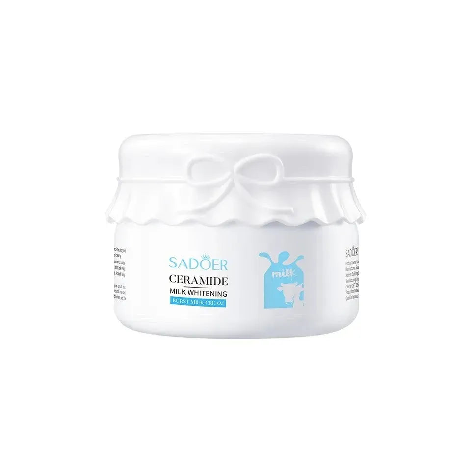 SADOER Milk Whitening Cream – Ceramide Glow & Moisture - 120g Sadoer