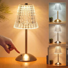 USB Charging Touch Diamond Table Lamp - Each Cosmia.pk