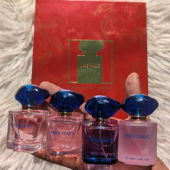 Mrs. Ways Miniature Perfume – 4 Piece Mrs. Ways