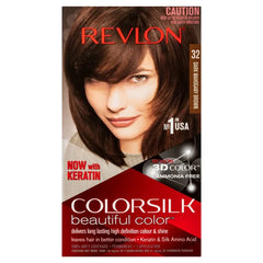 Revlon Colorsilk Hair Color 32 Dark Mahogany Brown Revlon