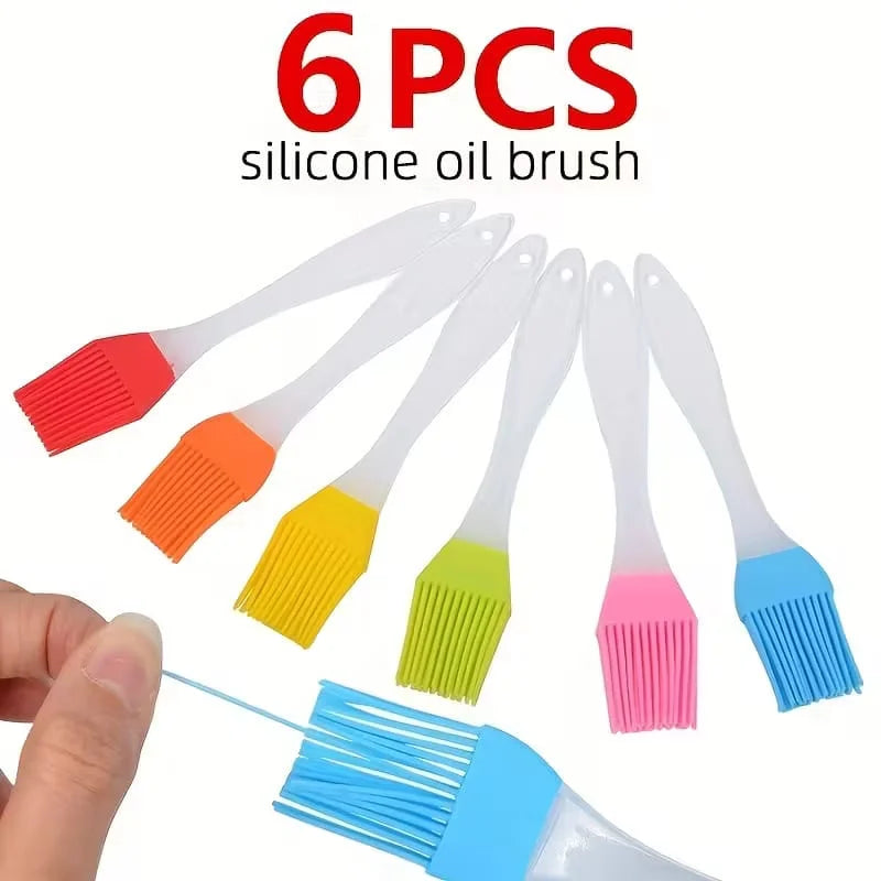 6-Piece Silicone Oil Brush Set Cosmia.pk