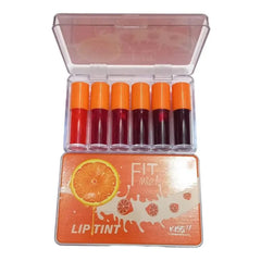 Qoiden Rose Fit Me Lip Tint Set Pack of 6 Pcs Qoiden Rose