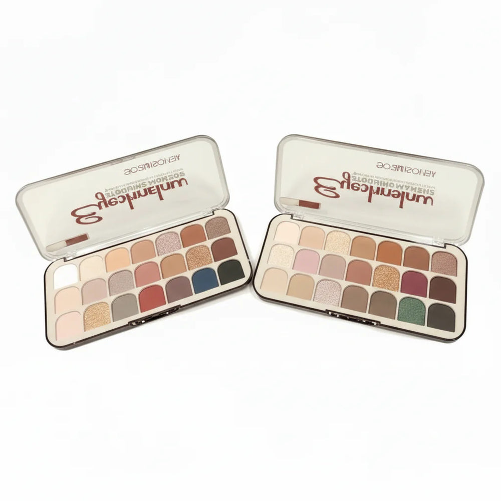 Sevencool Eyeshadow and Glitter Perfect Palette - 21 Colors Seven Cool