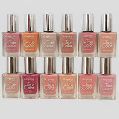 Gorgeous Paris true color permanent nail paint (12 Pcs Set) Gorgeous Paris