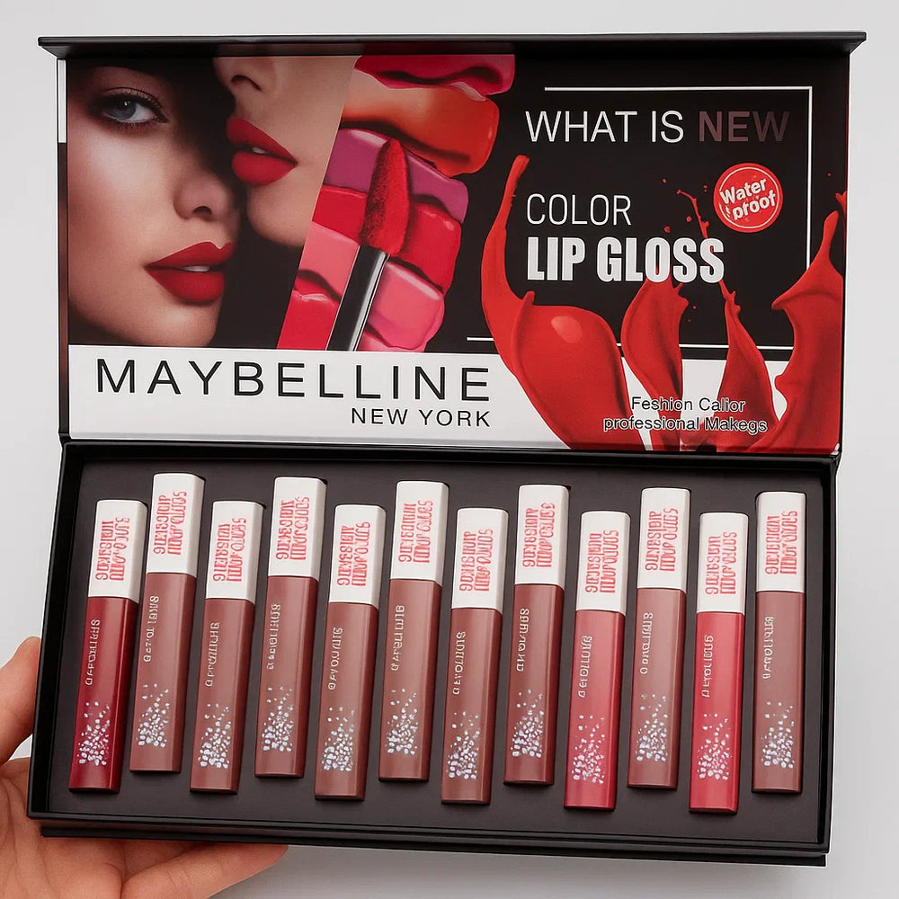 Maybelline lipgloss Set - Pack of 12 Maybelline