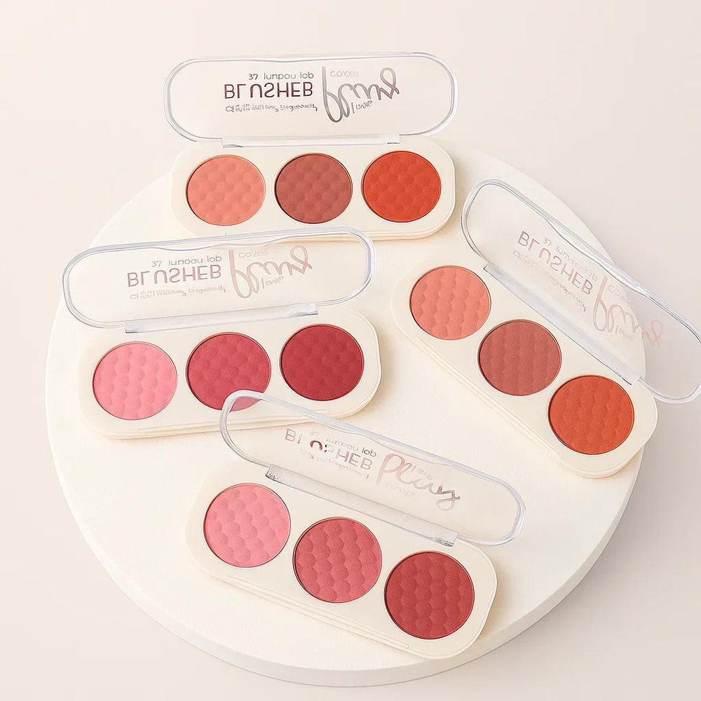 MSYAHO 3-Color Blush Palette MSYAHO