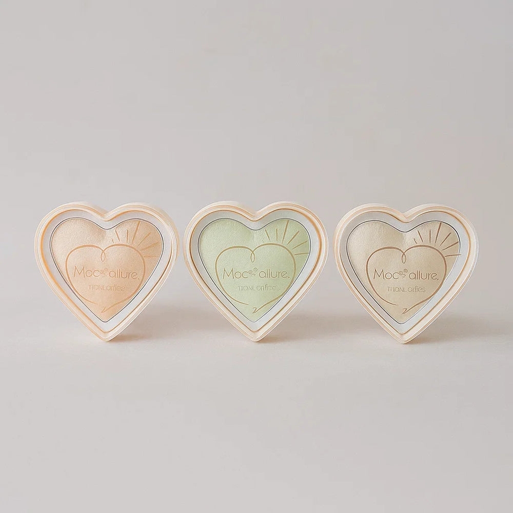 Heart Shaped Makeup Blushing Highlighter Mocallure