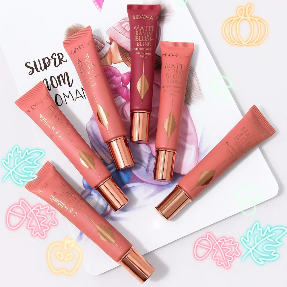 Hudamoji Matte Liquid Blusher Set Huda Moji