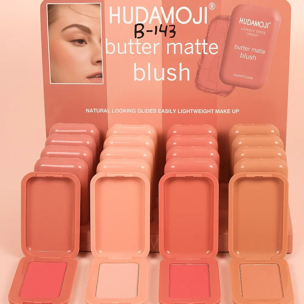 Hudamoji Matte Blush On Huda Moji