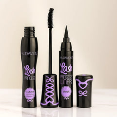 2 in 1 HudaMoji Princess False lash effect Mascara (Purple case) Hudamoji