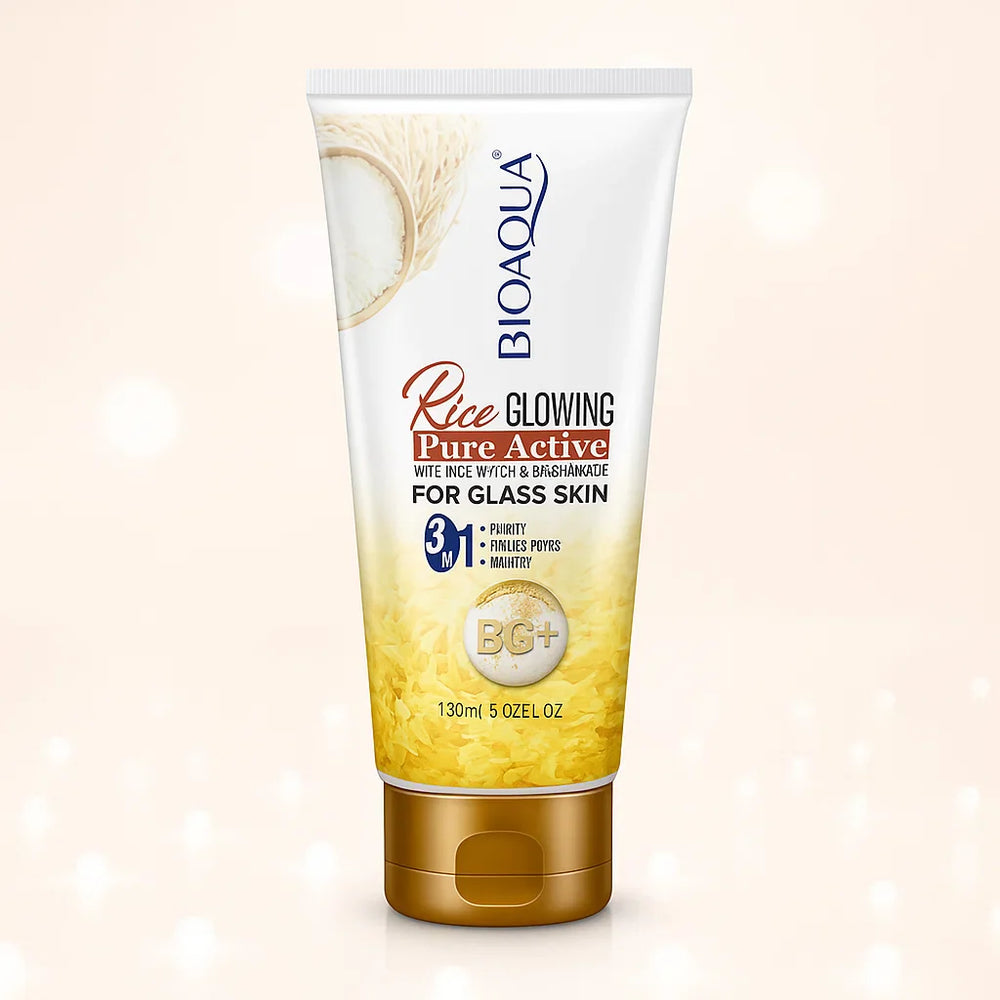 BIOAQUA Glowing Rice Pure Active B3 Face Wash – 150ml Bioaqua