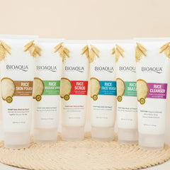 Bioaqua 6-Piece Rice Facial Set - 200 ml Each Bioaqua