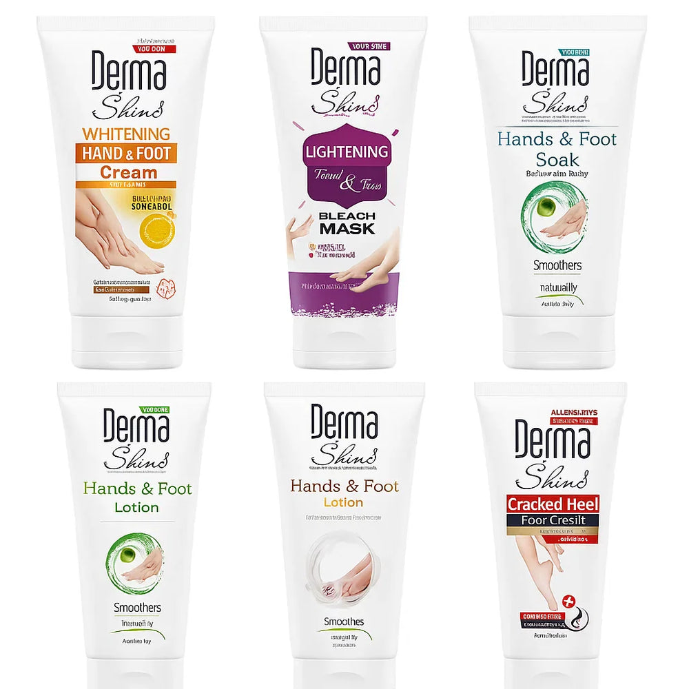 Derma Shine - Manicure & Pedicure Kit, 6-Pack - 70g Dermashine