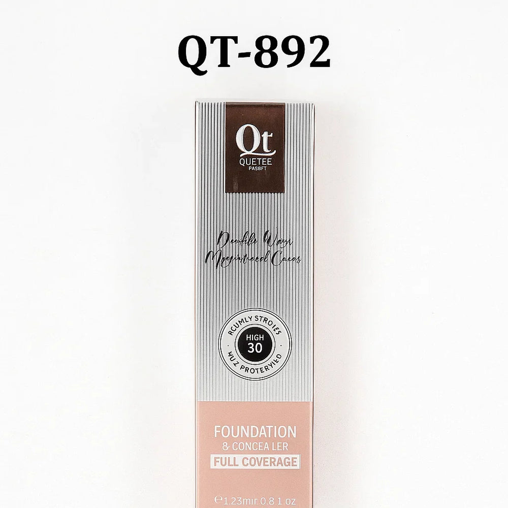 Quetee Beauty Full Coverage Water Proof Foundation Quetee