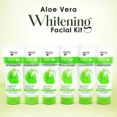 Derma Clean Aloe Vera Whitening Facial Kit - 6 pcs Derma Clean